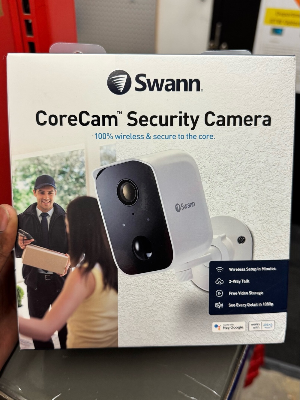 CoreCam Wireless Security Camera – White